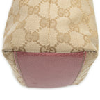 Shoulder Bag Charmy Bucket Tote Pink Monogrammed Canvas