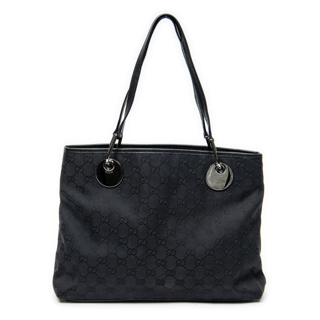Sac bandoulière Eclipse Horizontal Tote Toile Monogram noire