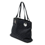 Shoulder Bag Eclipse Horizontal Tote Black Monogrammed Canvas