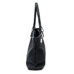 Shoulder Bag Eclipse Horizontal Tote Black Monogrammed Canvas