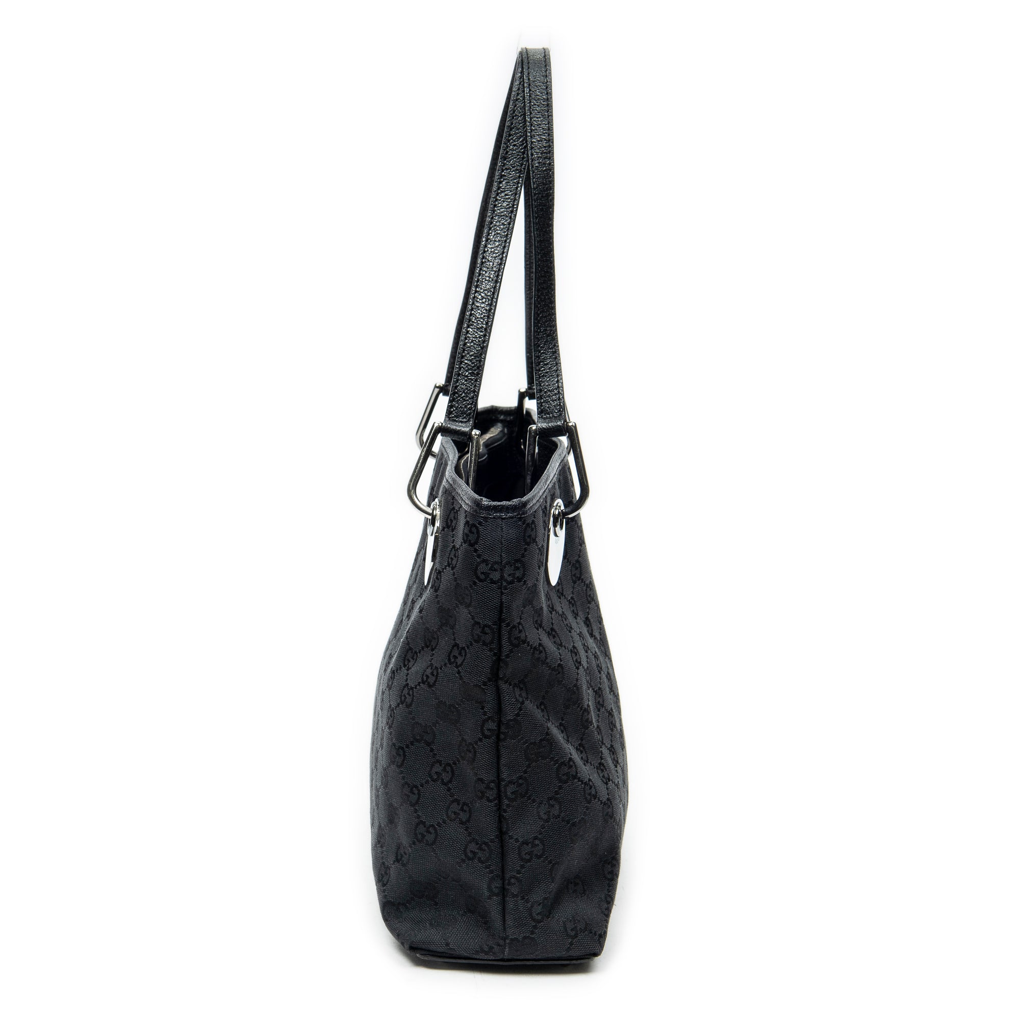 Shoulder Bag Eclipse Horizontal Tote Black Monogrammed Canvas