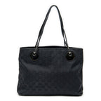 Shoulder Bag Eclipse Horizontal Tote Black Monogrammed Canvas