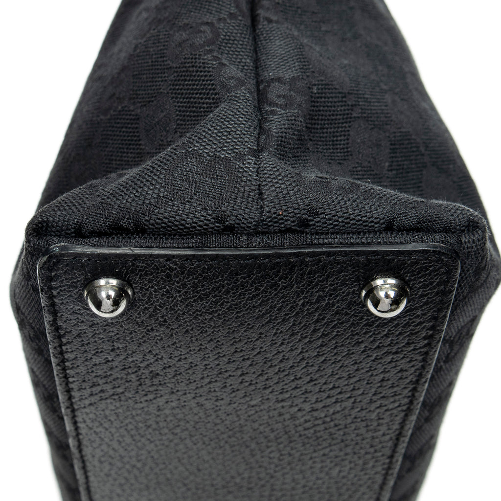 Shoulder Bag Eclipse Horizontal Tote Black Monogrammed Canvas