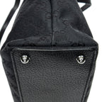 Shoulder Bag Eclipse Horizontal Tote Black Monogrammed Canvas
