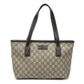 Shoulder Bag Small Joy Tote Dark Brown Supreme Coated Canvas