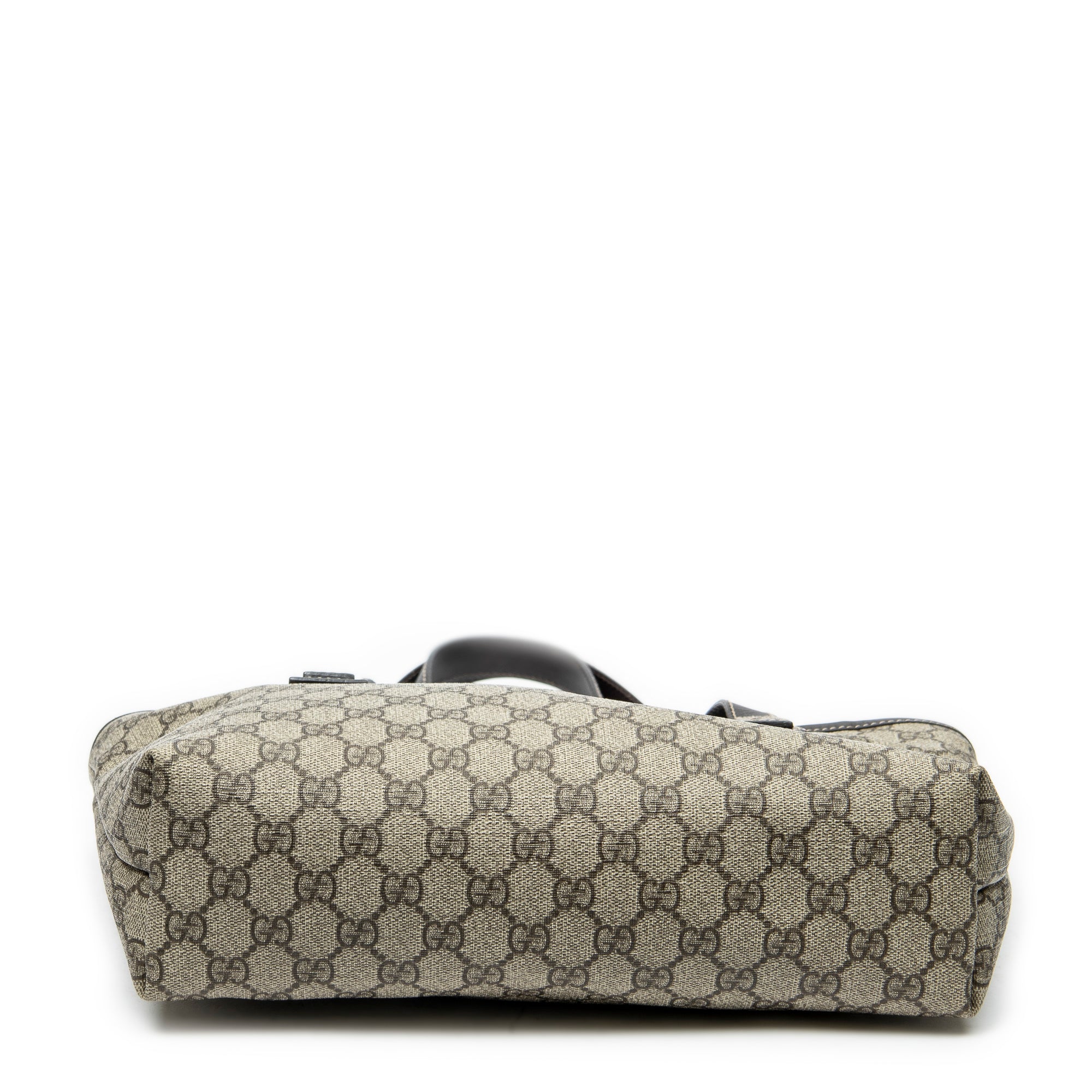 Shoulder Bag Small Joy Tote Dark Brown Supreme Coated Canvas