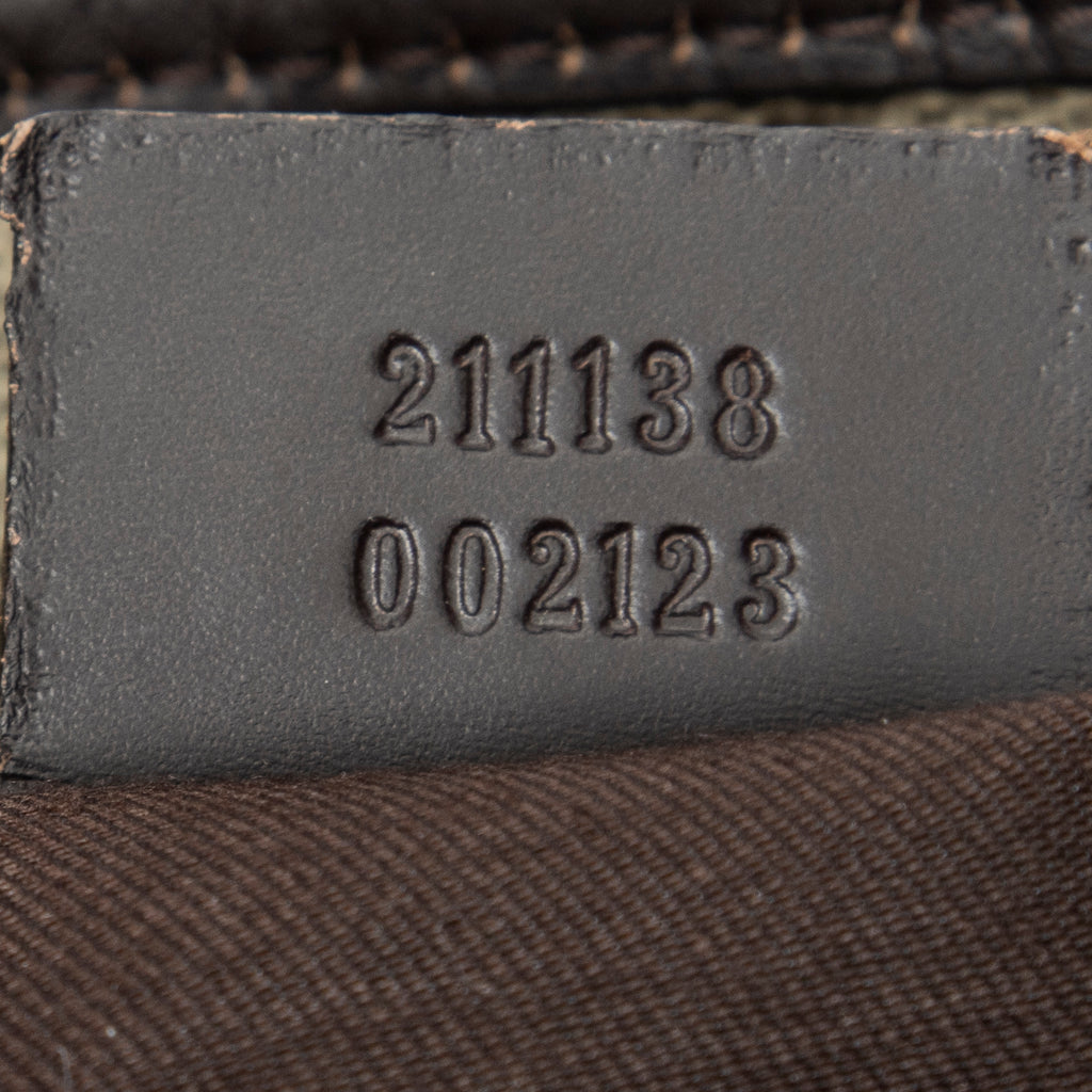 Shoulder Bag Small Joy Tote Dark Brown Supreme Coated Canvas
