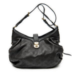 Shoulder Bag XS Hobo Brown Mahina Leather