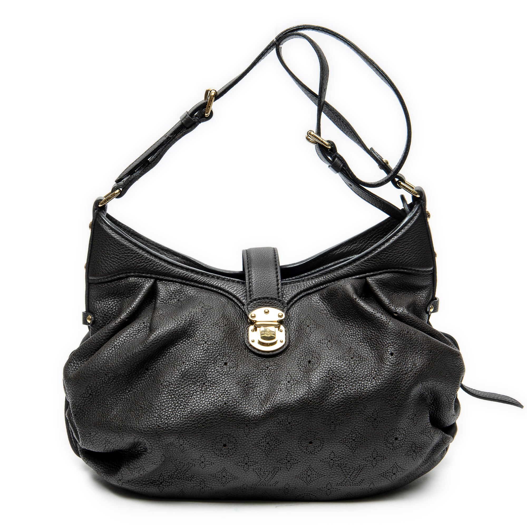 Shoulder Bag XS Hobo Brown Mahina Leather