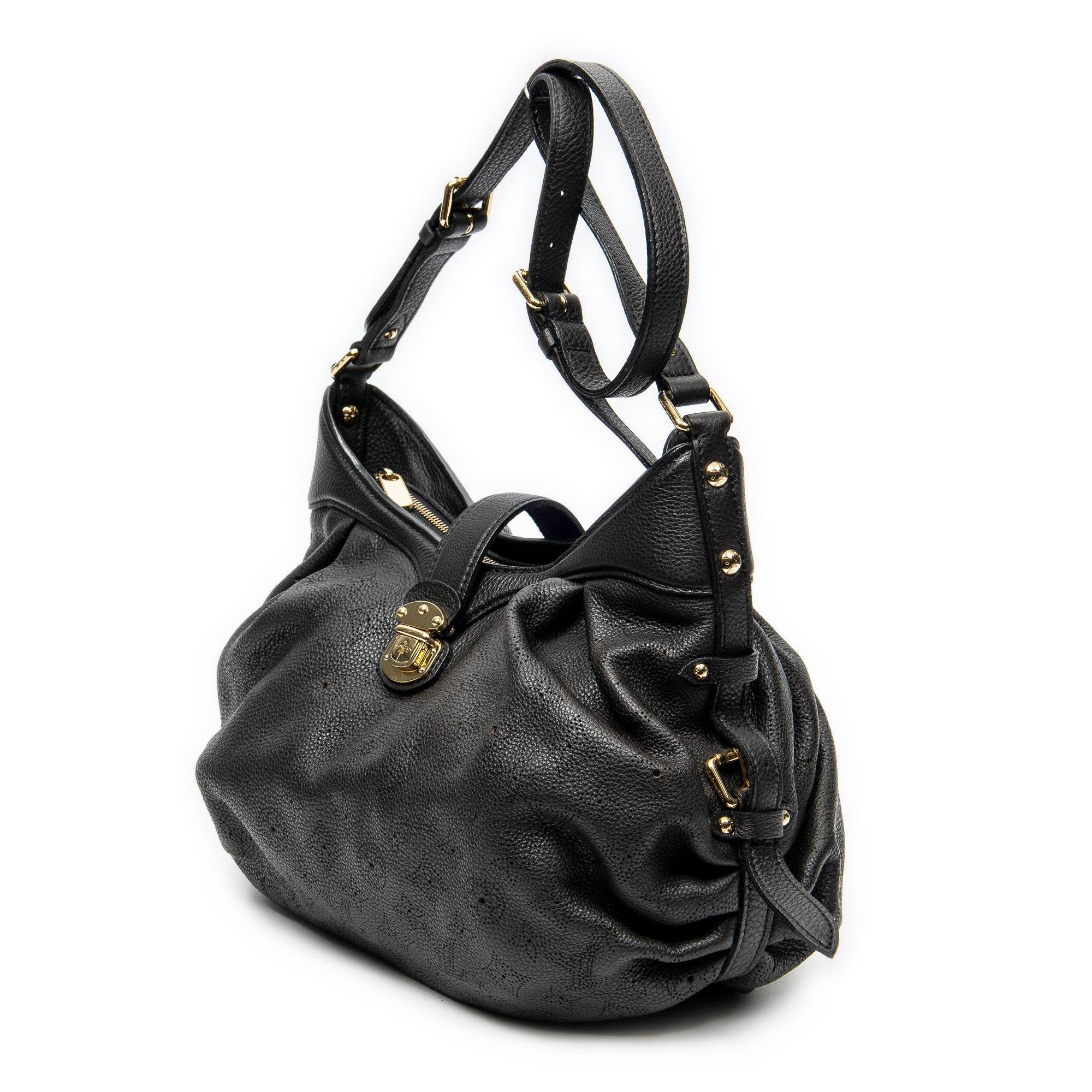 Shoulder Bag XS Hobo Brown Mahina Leather