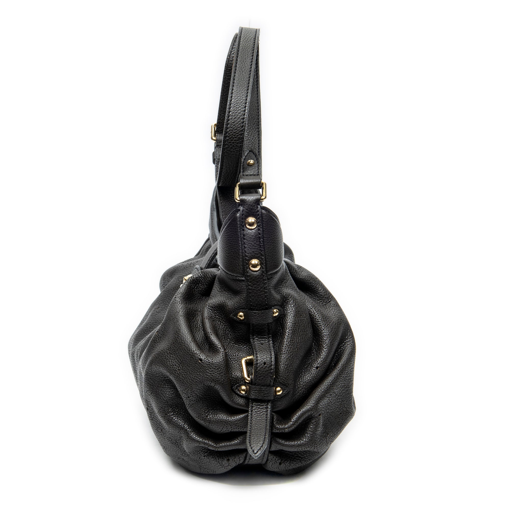 Shoulder Bag XS Hobo Brown Mahina Leather