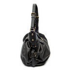 Shoulder Bag XS Hobo Brown Mahina Leather