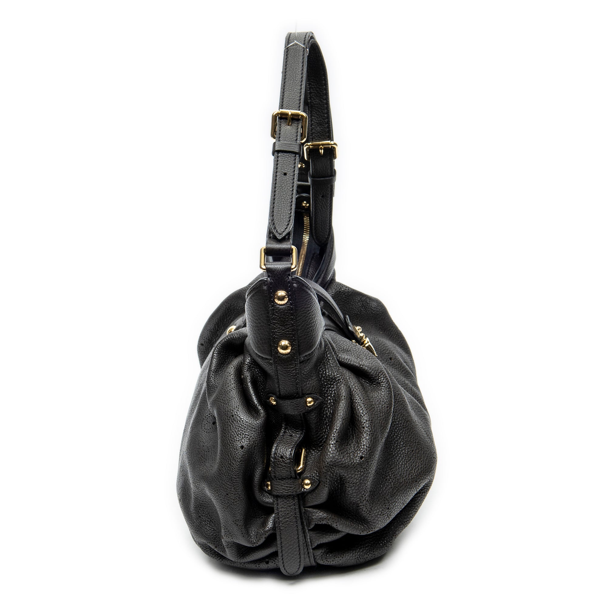 Shoulder Bag XS Hobo Brown Mahina Leather