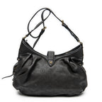 Shoulder Bag XS Hobo Brown Mahina Leather