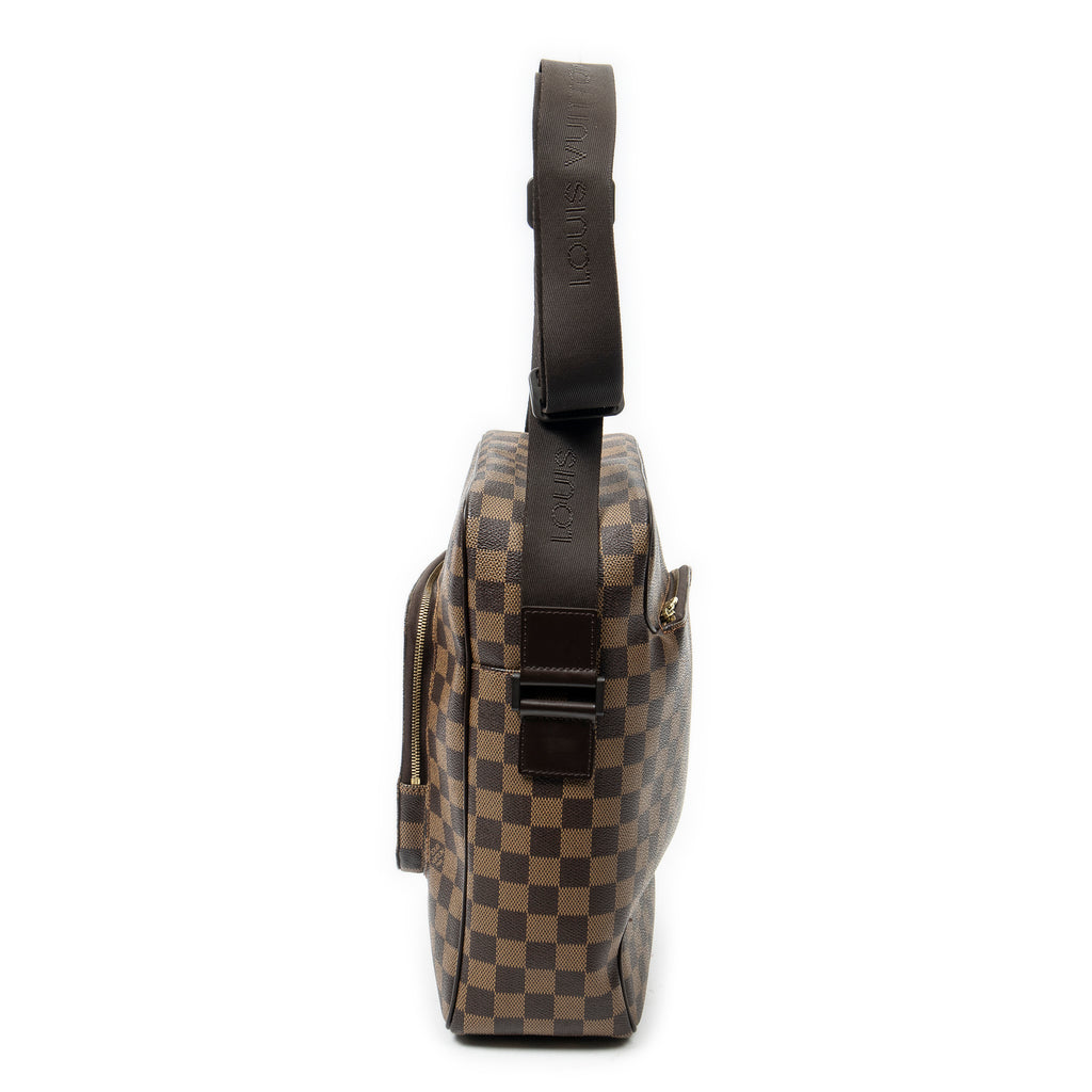 Shoulder Bag Olav MM Brown Damier Ebene