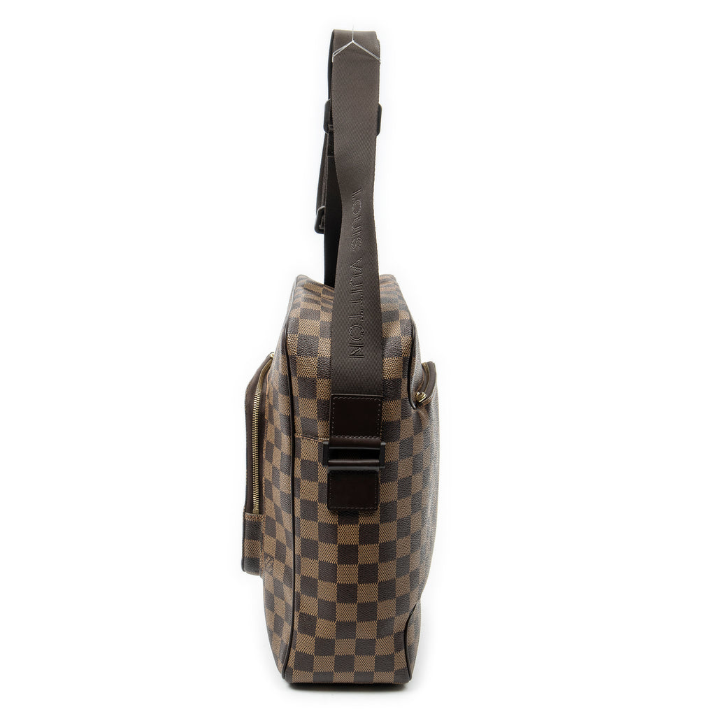 Shoulder Bag Olav MM Brown Damier Ebene
