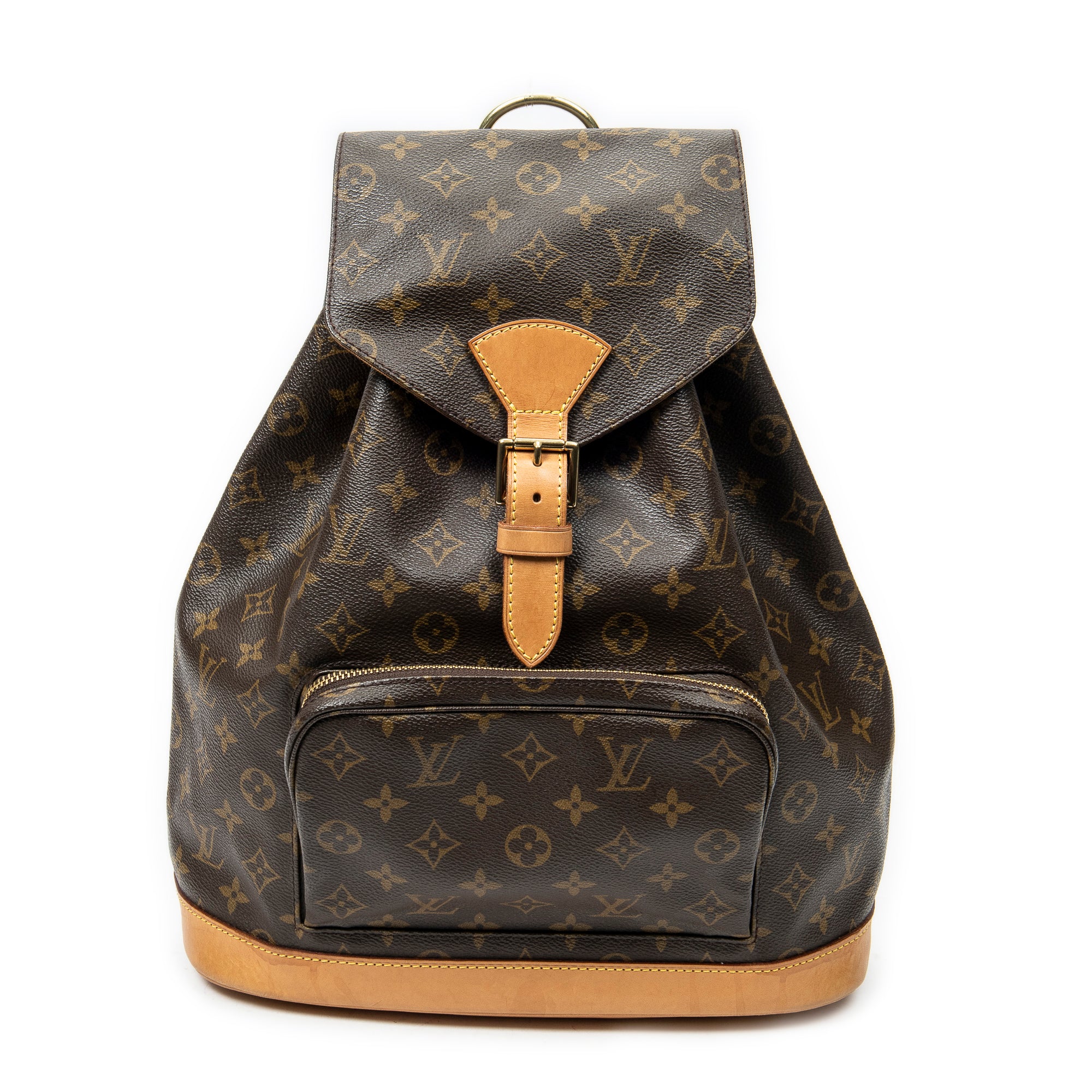 Shoulder Bag Montsouris GM Brown Monogram Canvas