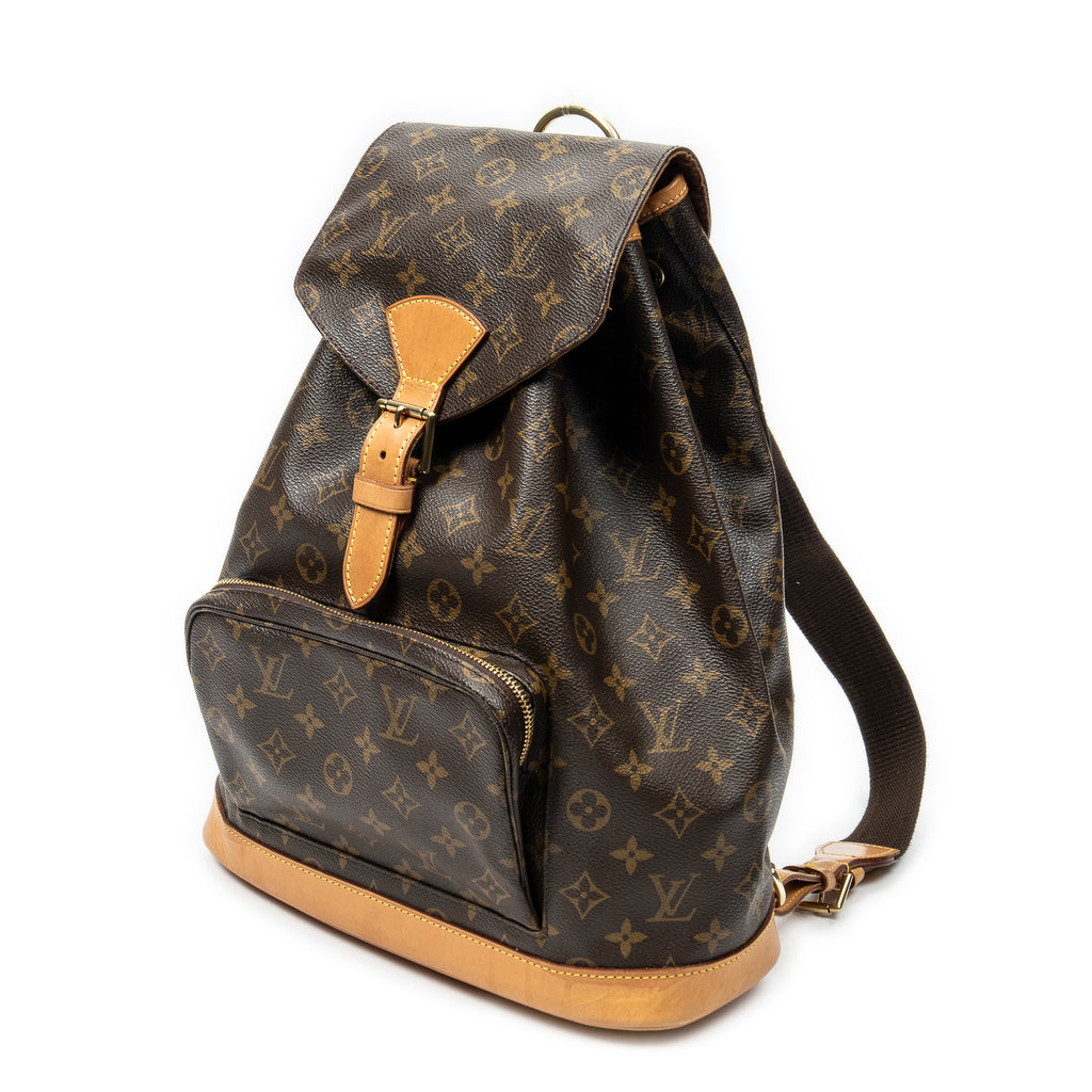 Shoulder Bag Montsouris GM Brown Monogram Canvas