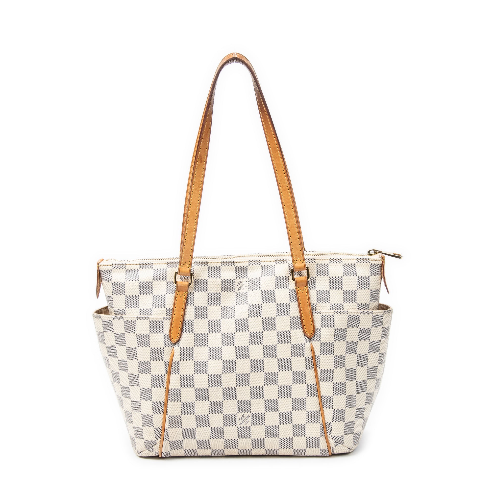 Bolso de Hombro Totally PM Damier Azur Marfil