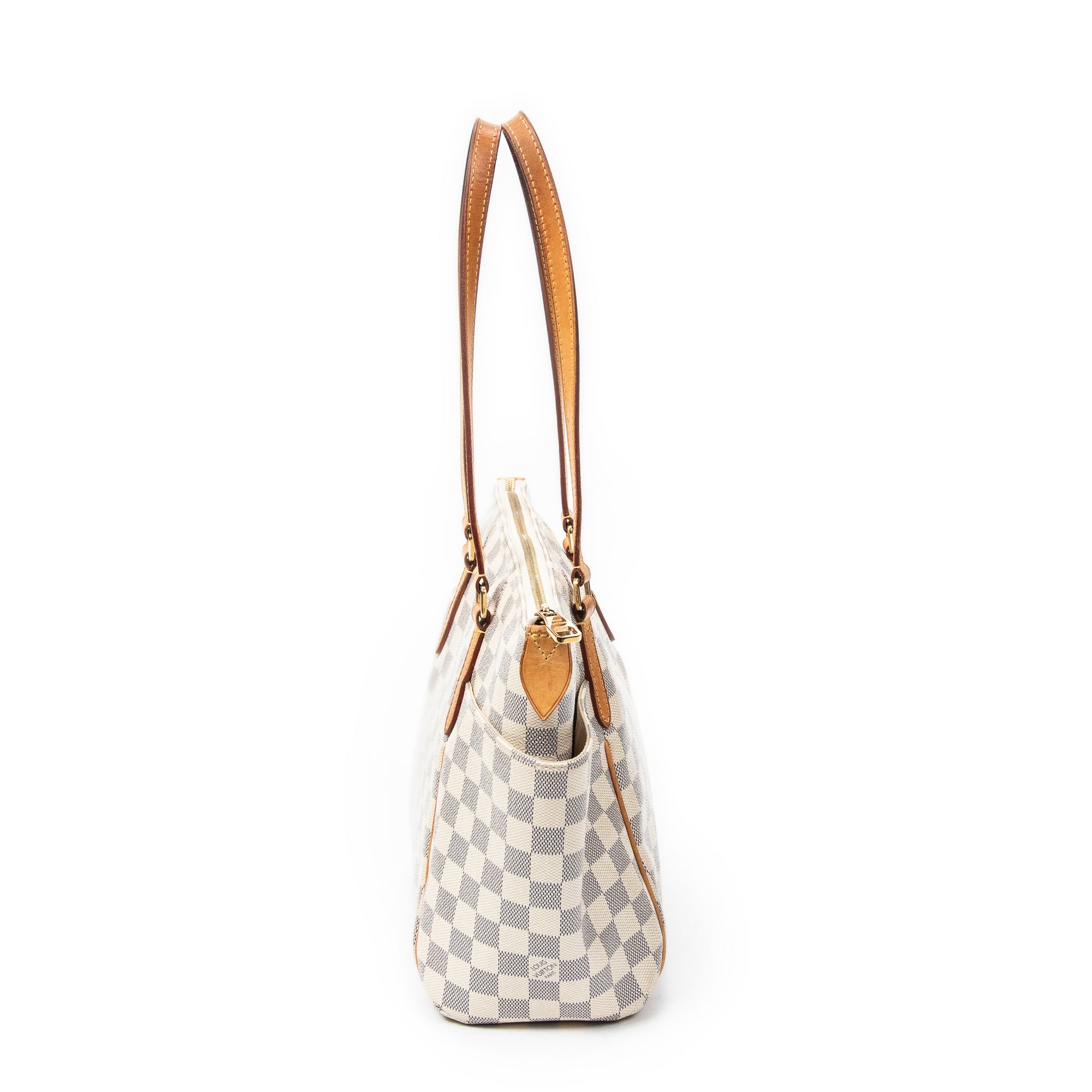 Bolso de Hombro Totally PM Damier Azur Marfil