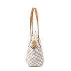 Bolso de Hombro Totally PM Damier Azur Marfil