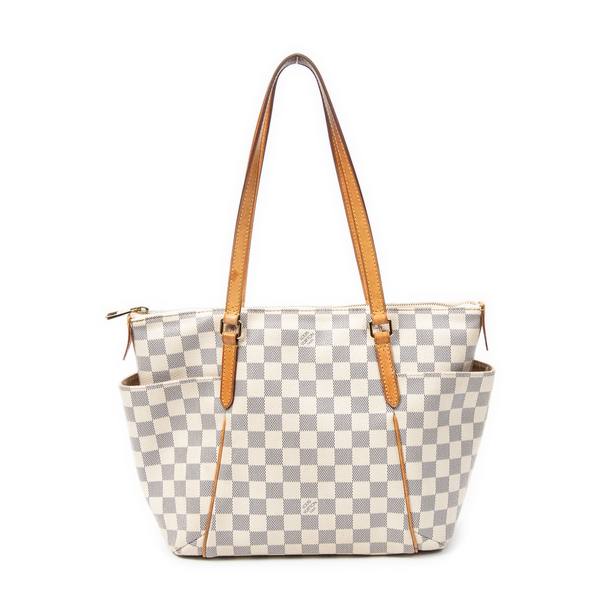 Bolso de Hombro Totally PM Damier Azur Marfil