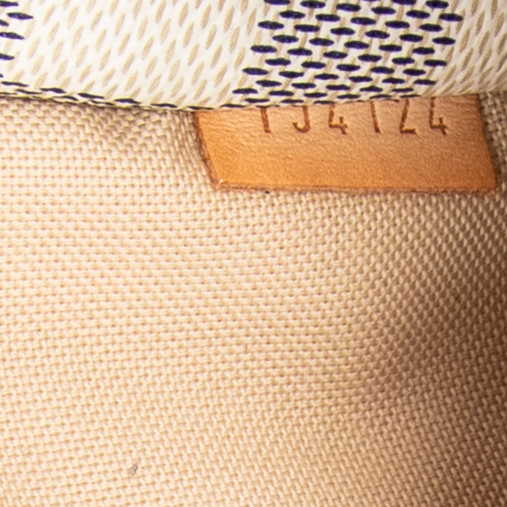Bolso de Hombro Totally PM Damier Azur Marfil