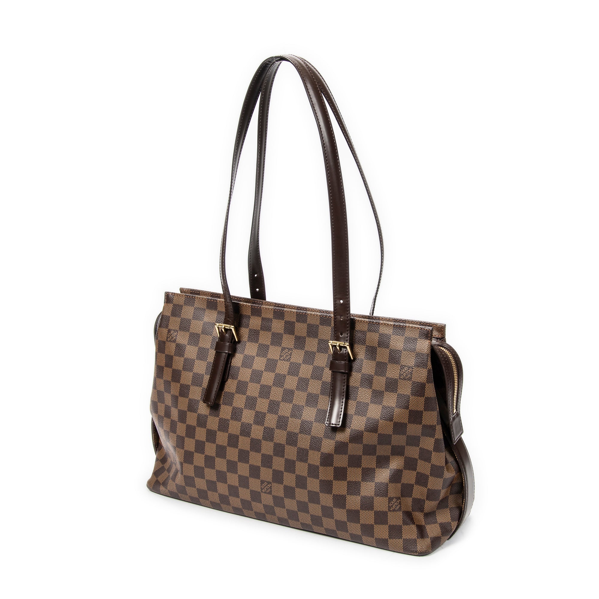 Sac porté épaule Chelsea marron Damier Ebene