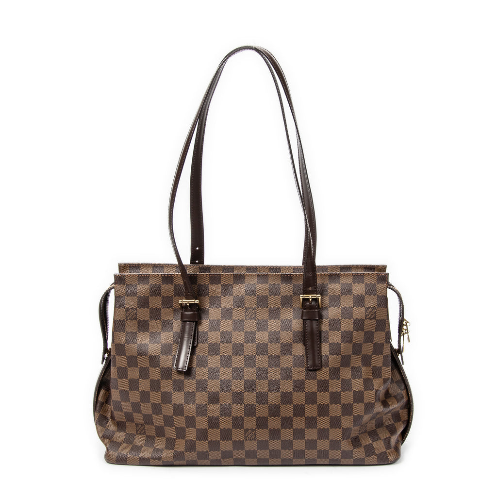 Sac porté épaule Chelsea marron Damier Ebene