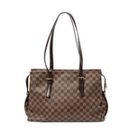 Sac porté épaule Chelsea marron Damier Ebene