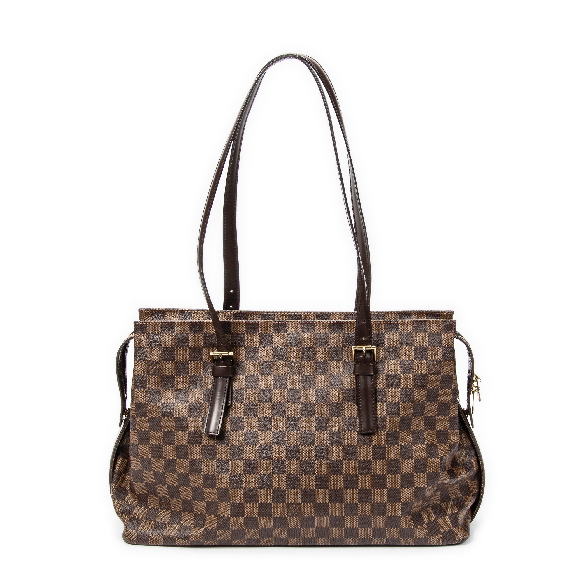 Sac porté épaule Chelsea marron Damier Ebene