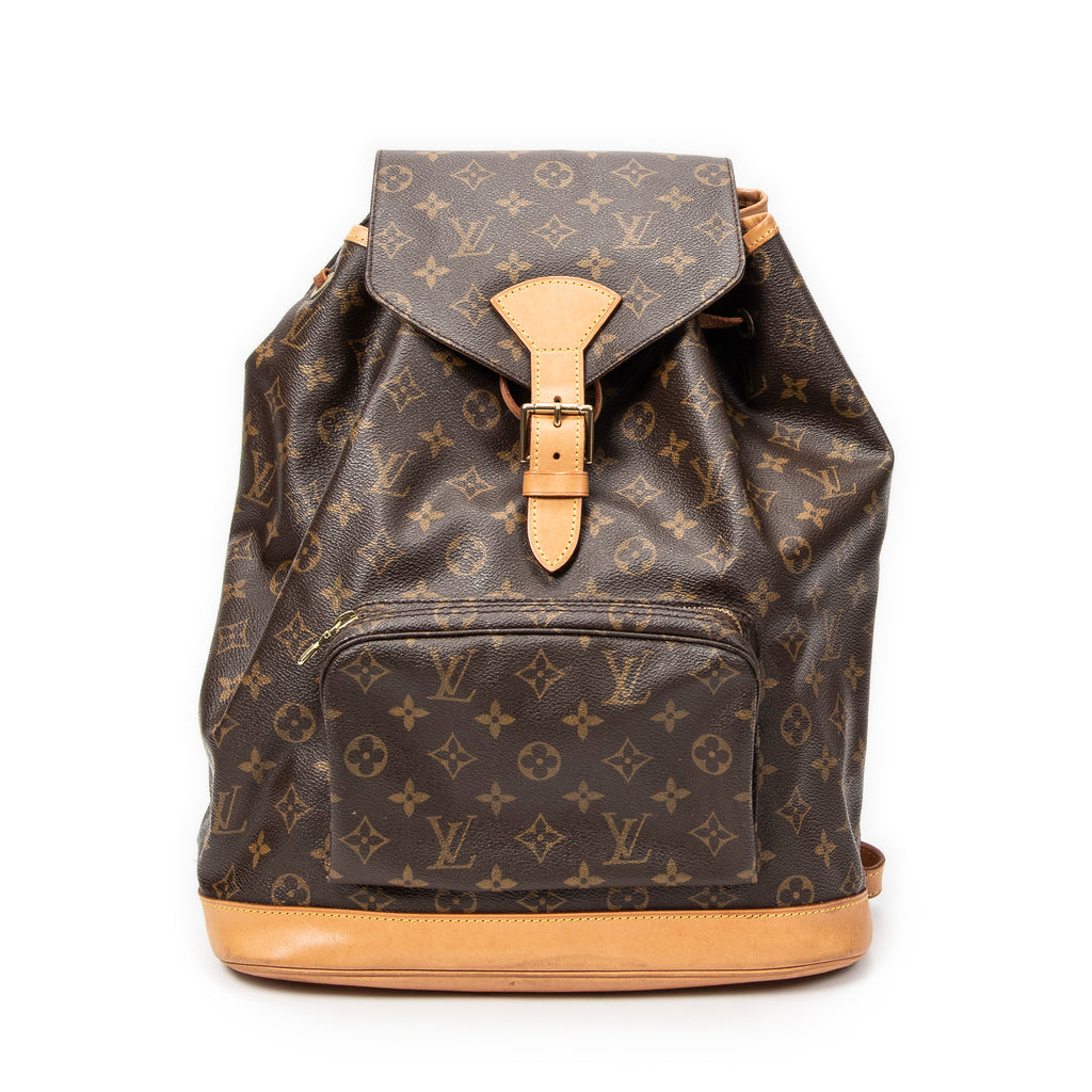 Backpack Montsouris GM Brown Monogram Canvas