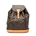 Backpack Montsouris GM Brown Monogram Canvas