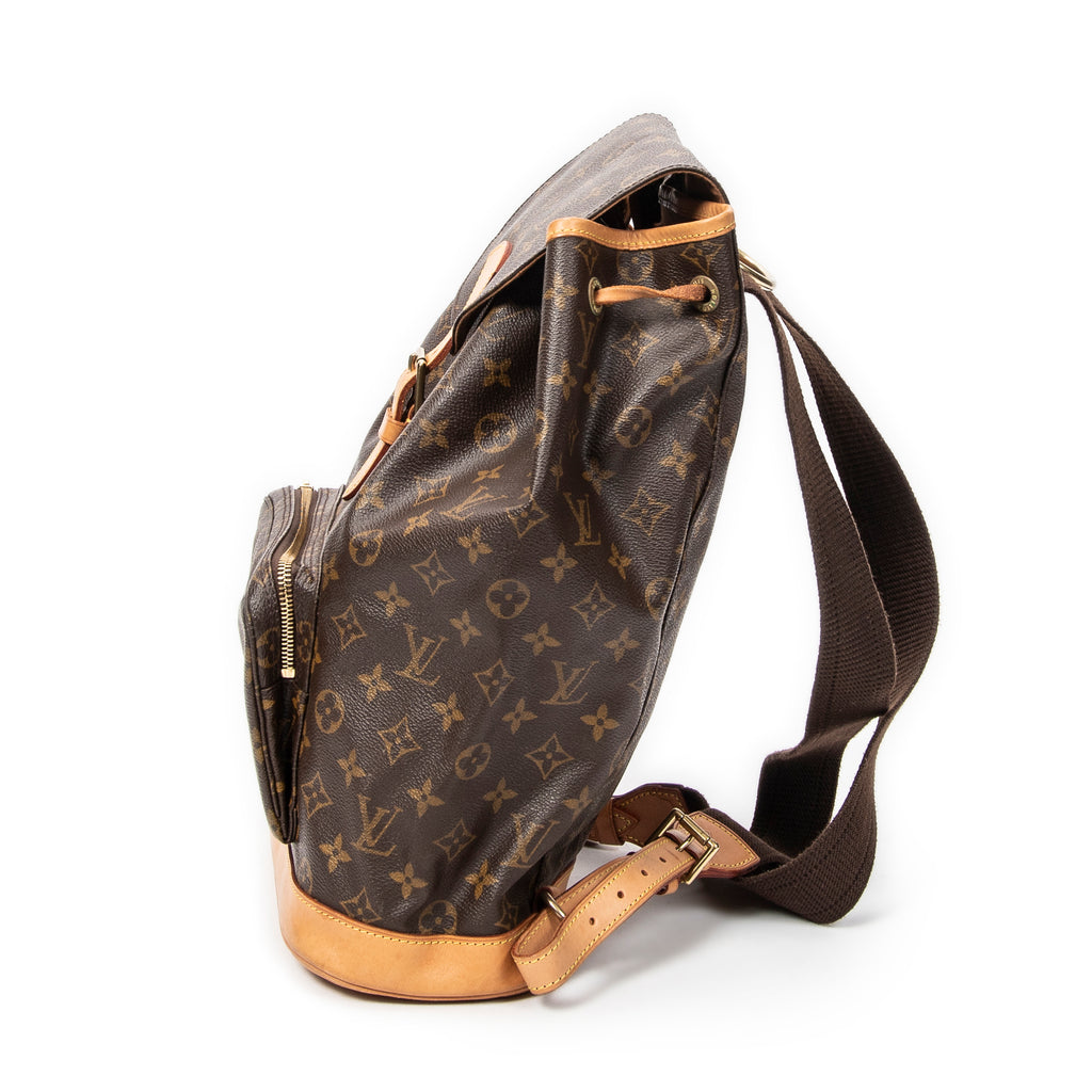 Backpack Montsouris GM Brown Monogram Canvas