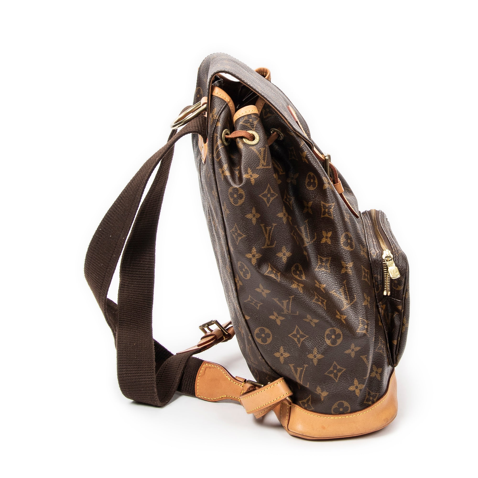 Backpack Montsouris GM Brown Monogram Canvas