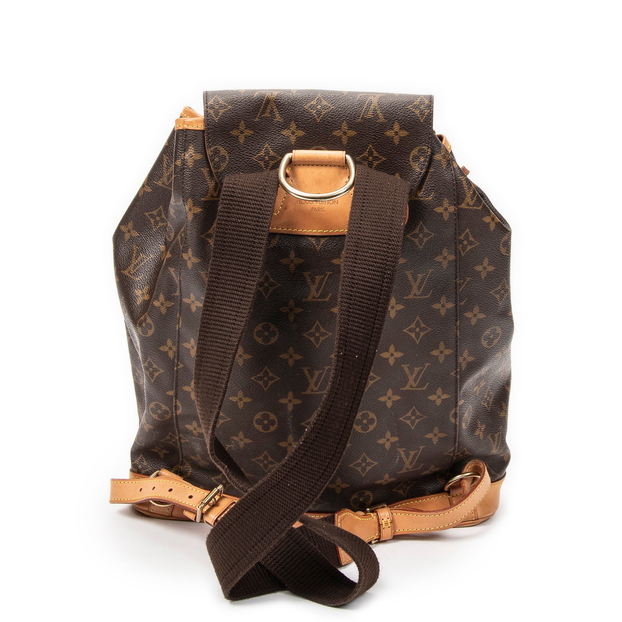 Backpack Montsouris GM Brown Monogram Canvas