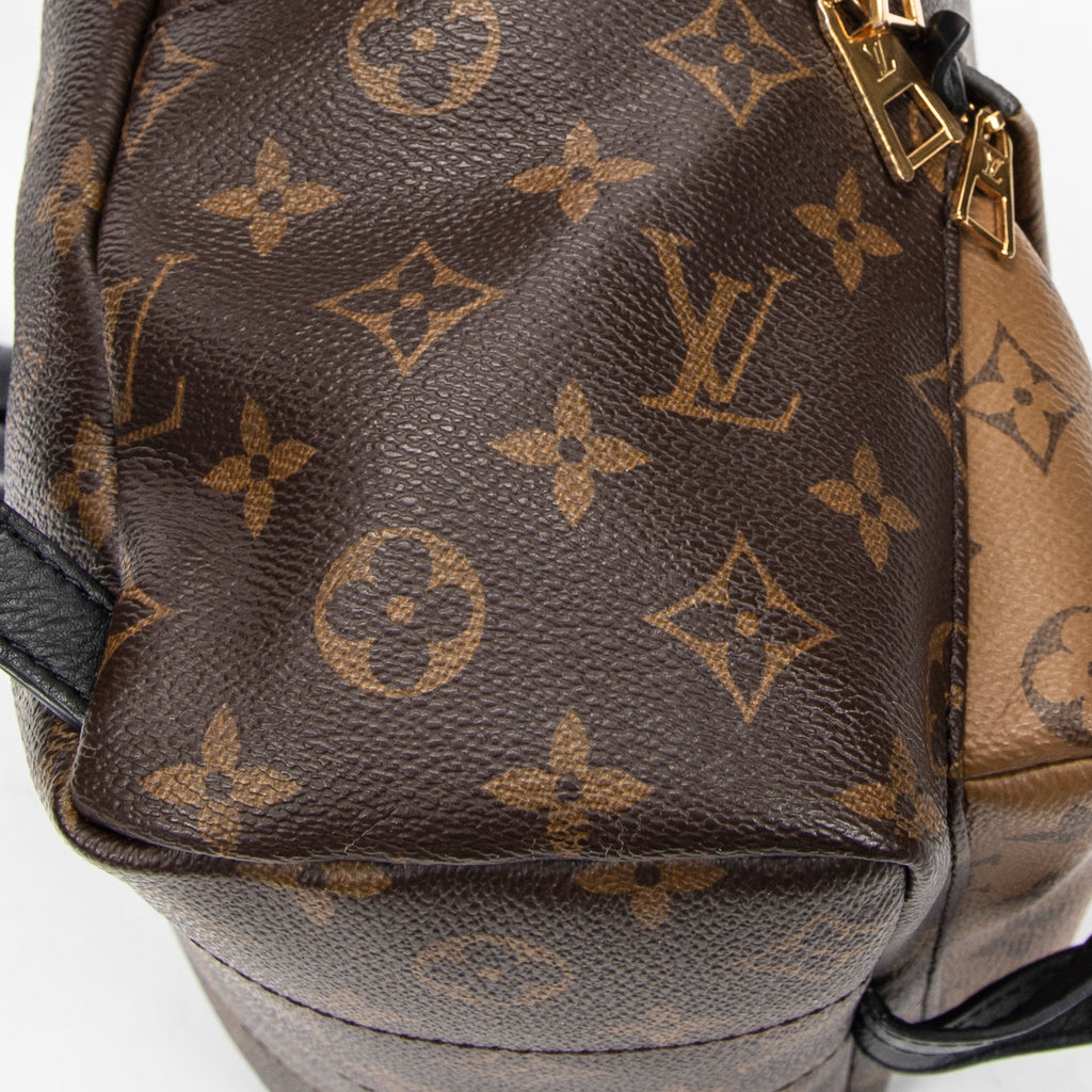 Backpack Palm Springs PM Brown Monogram Reverse