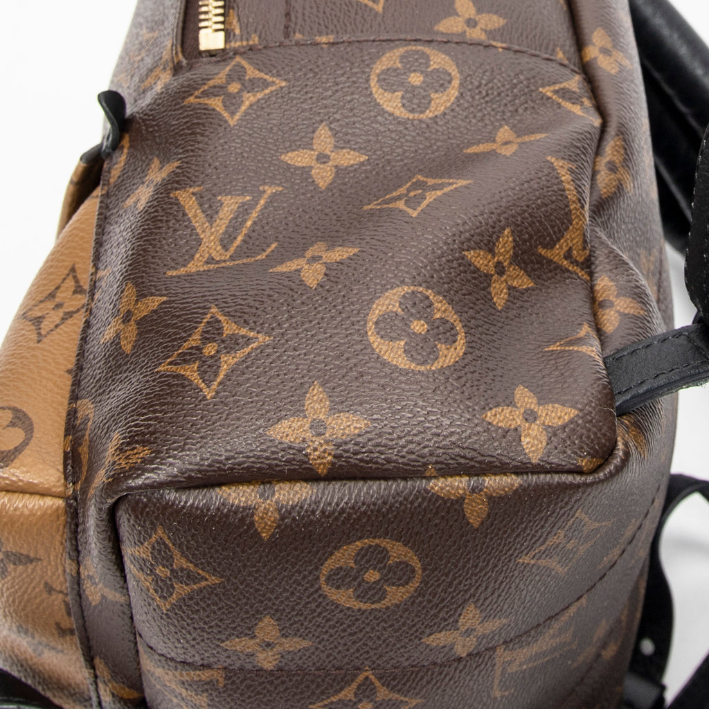Backpack Palm Springs PM Brown Monogram Reverse