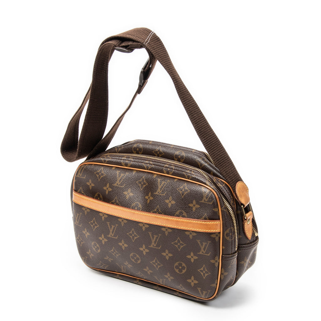 Shoulder Bag Reporter PM Brown Monogram Canvas