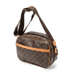 Shoulder Bag Reporter PM Brown Monogram Canvas