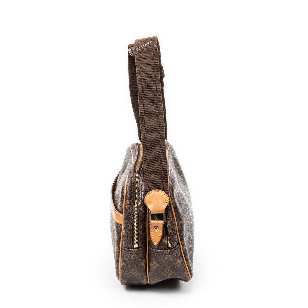 Shoulder Bag Reporter PM Brown Monogram Canvas