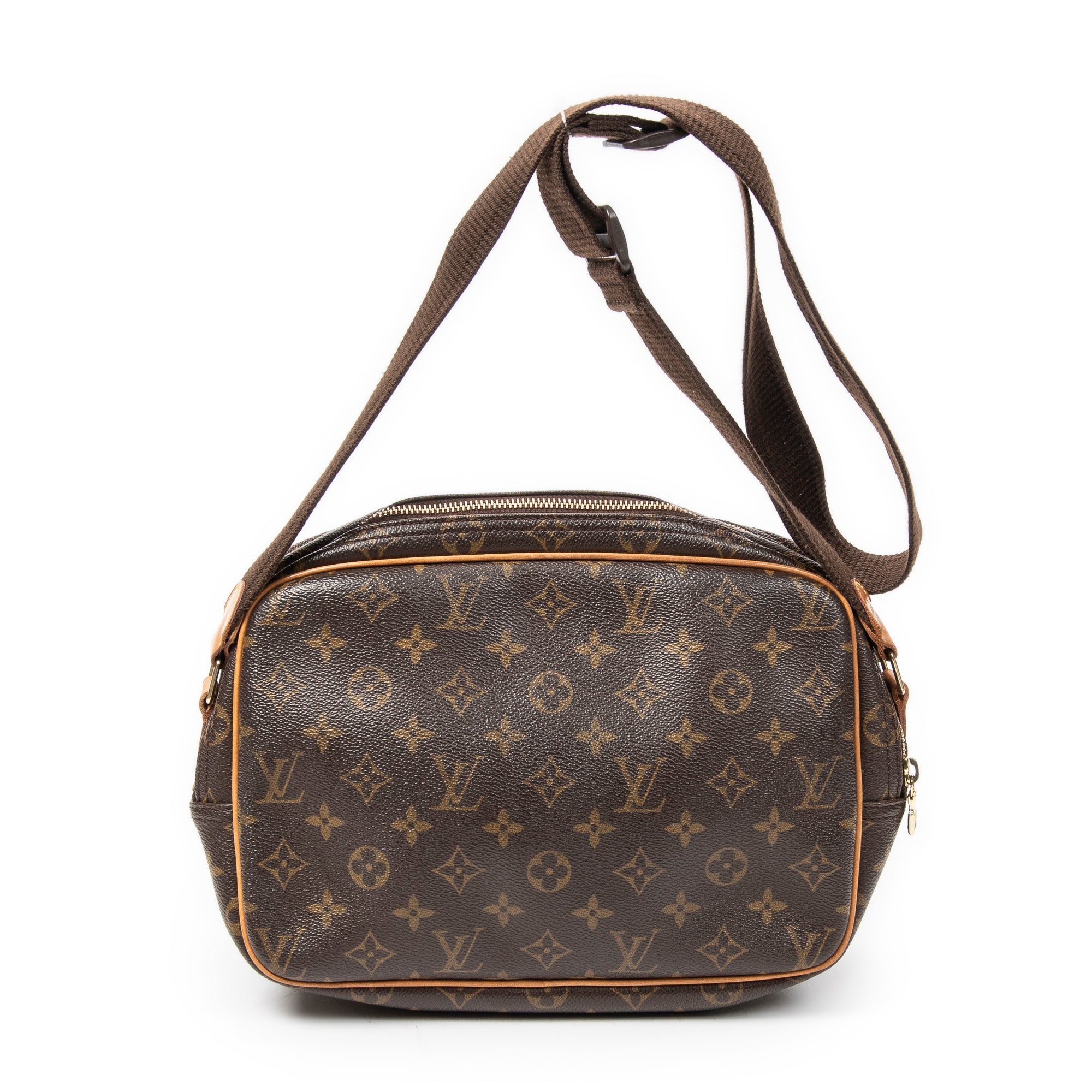 Shoulder Bag Reporter PM Brown Monogram Canvas