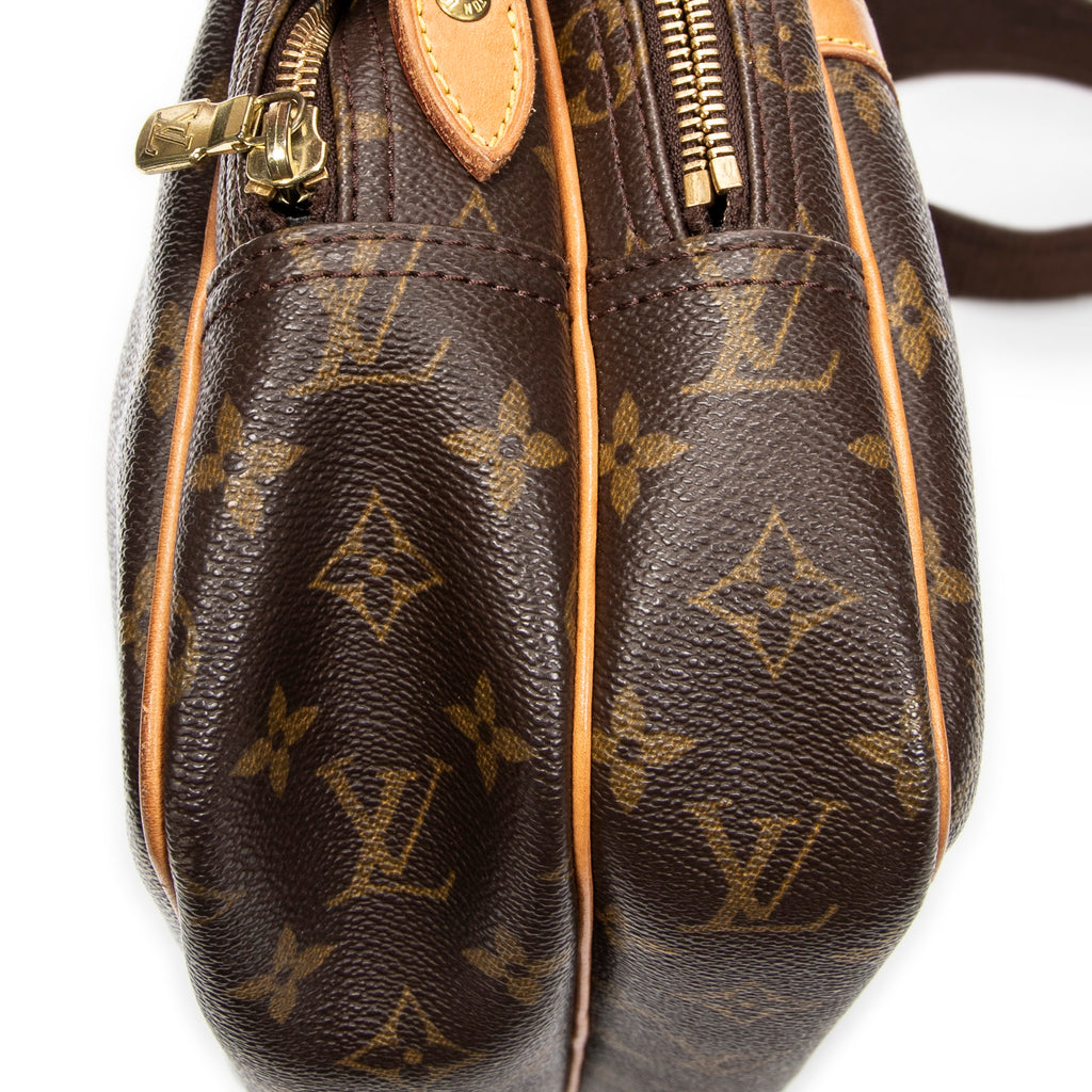 Shoulder Bag Reporter PM Brown Monogram Canvas