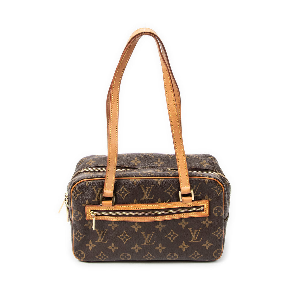 Shoulder Bag Cite MM Brown Monogram Canvas