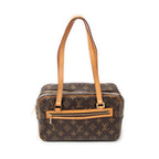 Shoulder Bag Cite MM Brown Monogram Canvas