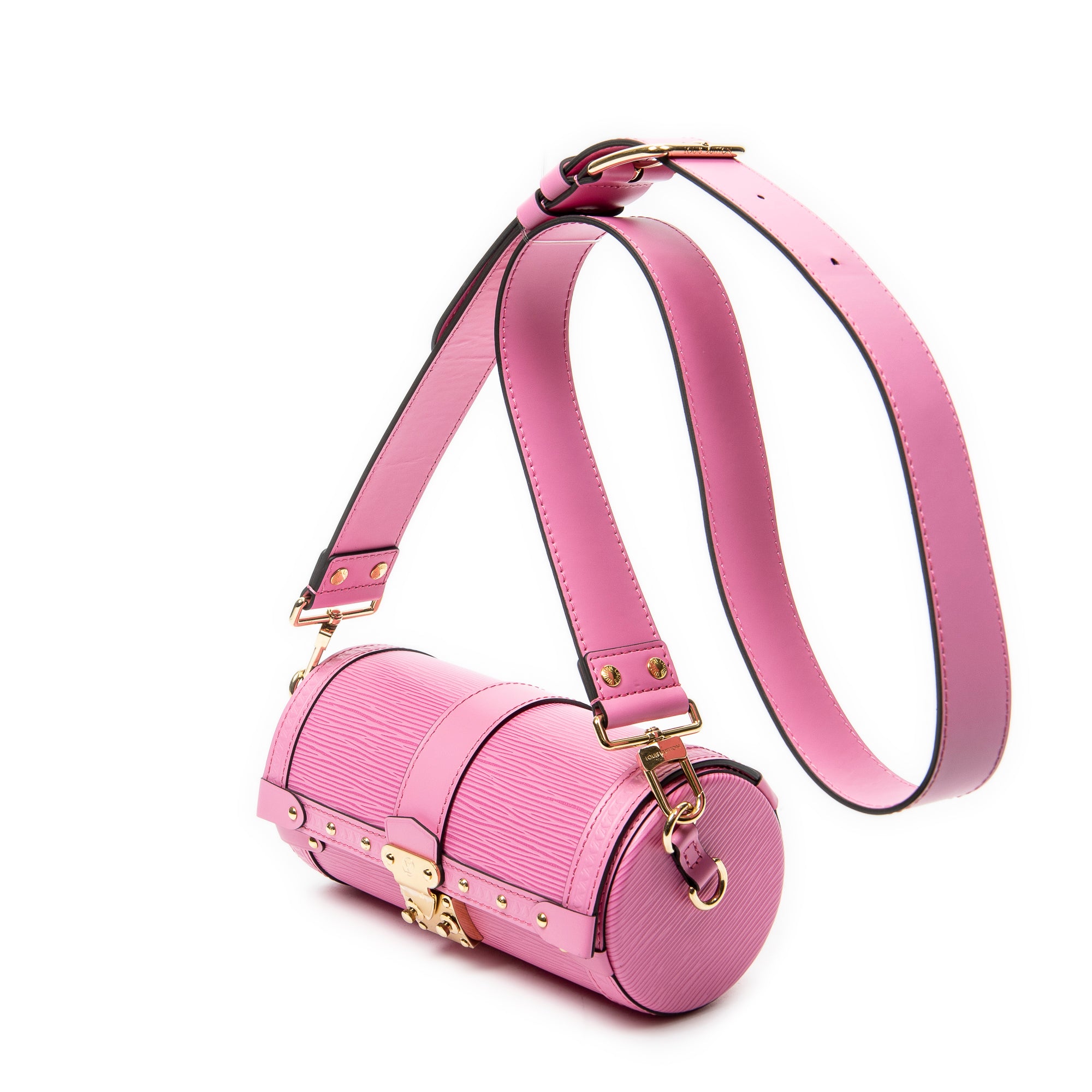 Shoulder Bag Papillon Trunk Pink Epi
