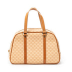 Handbag Vintage Small Bowler Tote Beige Macadam Coated Canvas