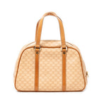 Handbag Vintage Small Bowler Tote Beige Macadam Coated Canvas