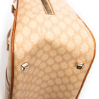Handbag Vintage Small Bowler Tote Beige Macadam Coated Canvas