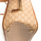 Handbag Vintage Small Bowler Tote Beige Macadam Coated Canvas